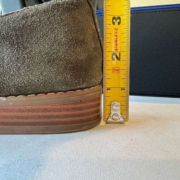 CROWN VINTAGE Lorina - Women's Suede Studded Loafers - Olive Green | Size 8.5 - Picture 9 of 9